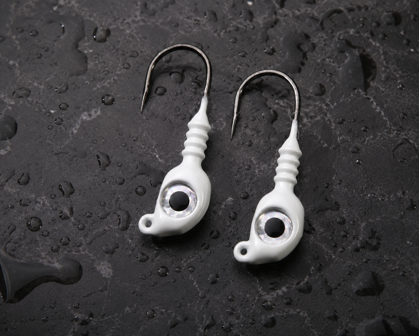 Pearl White Mullet Jig Heads – 1/2 oz