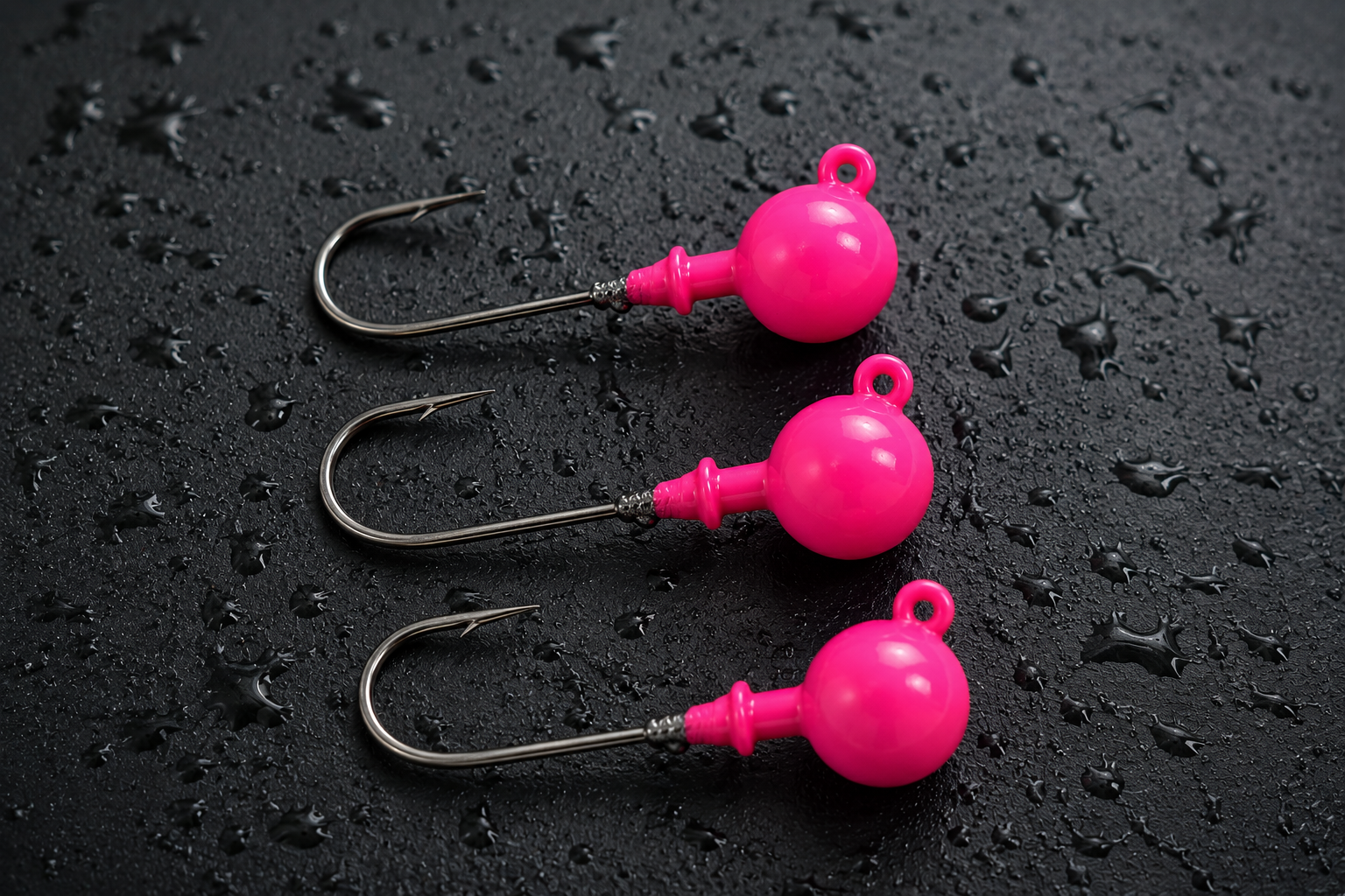 1 oz Pink Ball Jig Heads