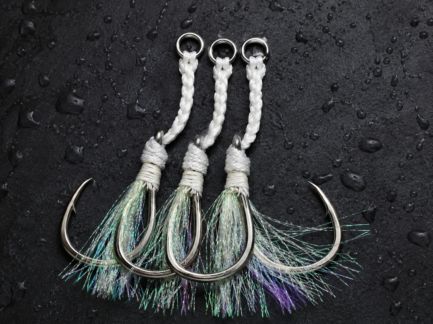 Glow Jigging Assist Hooks 9/0 – 3 Pack